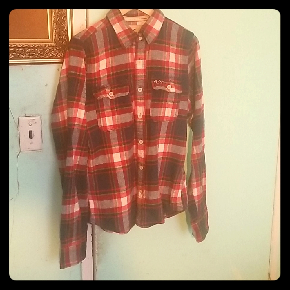 Boys Hollister Flannel button shirt